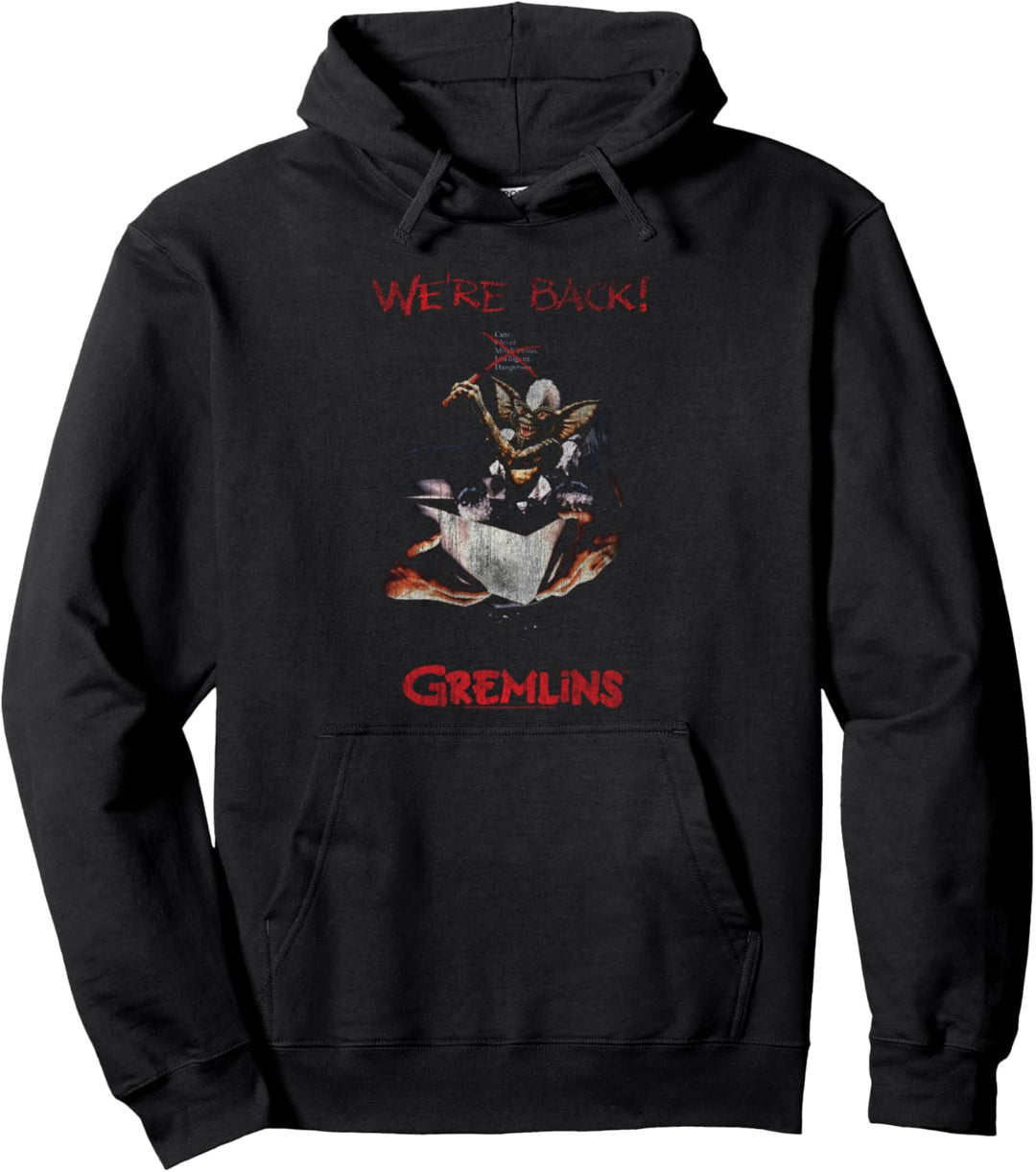 Gremlins Distressed Spike Poster Pullover Hoodie
