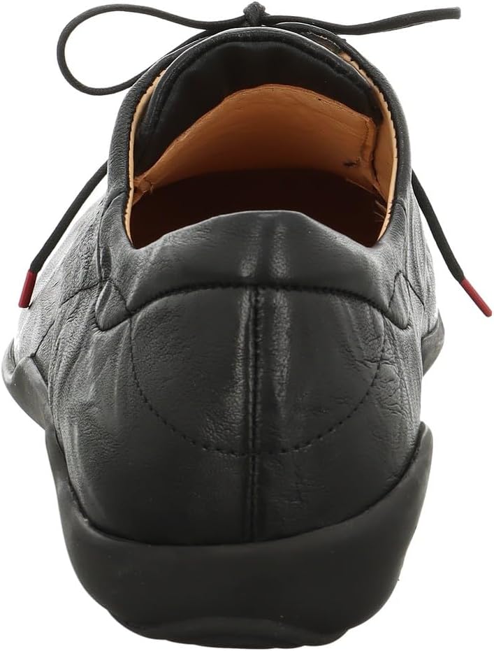 Think! Herren Stone Nachhaltige Wechselfussbett Schnürhalbschuhe 42.5 EU 0000 Schwarz, 42.5 EU 0000