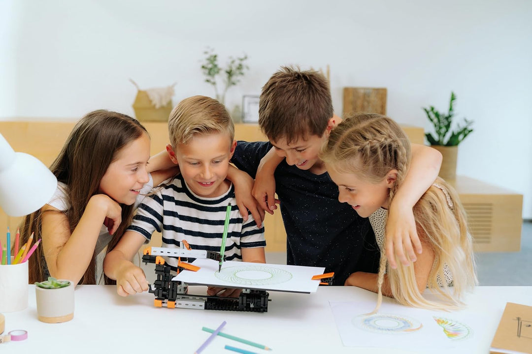 fischertechnik Universal Pro 571903 – Konstruktionsbaukasten, technisches Spielzeug, 10 Modelle ab 7