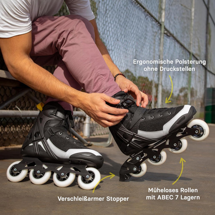 MOTIONRIDERS Herren Damen Inline Skates XION 80 44, 44