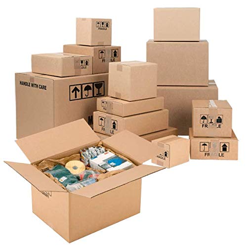 Propac Kartonbox Una Onda Avana 49 x 27 x 36 cm, 49 x 27 x 36 cm