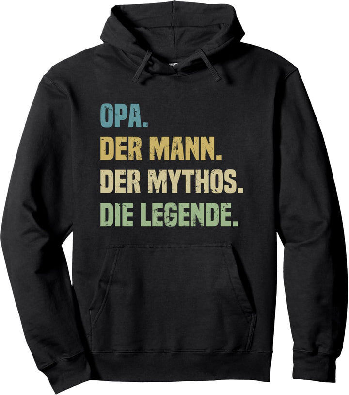 Lustig Enkelin Oma Weltbester Opa Mann Mythos Legende Pullover Hoodie