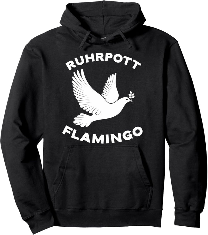 Ruhrpott Flamingo | Taube Ruhrpott Ruhrgebiet Pullover Hoodie