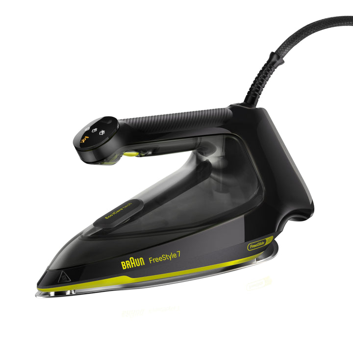 Braun FreeStyle 7 – Dampfbügeleisen mit ergonischem Griffdesign, Bügelergebnisse wie mit einer Dampf