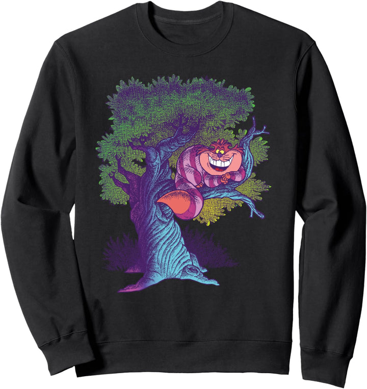 Disney Alice in Wonderland Cheshire Cat Modern Storybook Sweatshirt