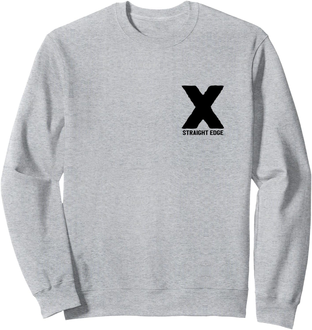 X Straight Edge Hardcore Punk Bewegung Geschenk Sweatshirt