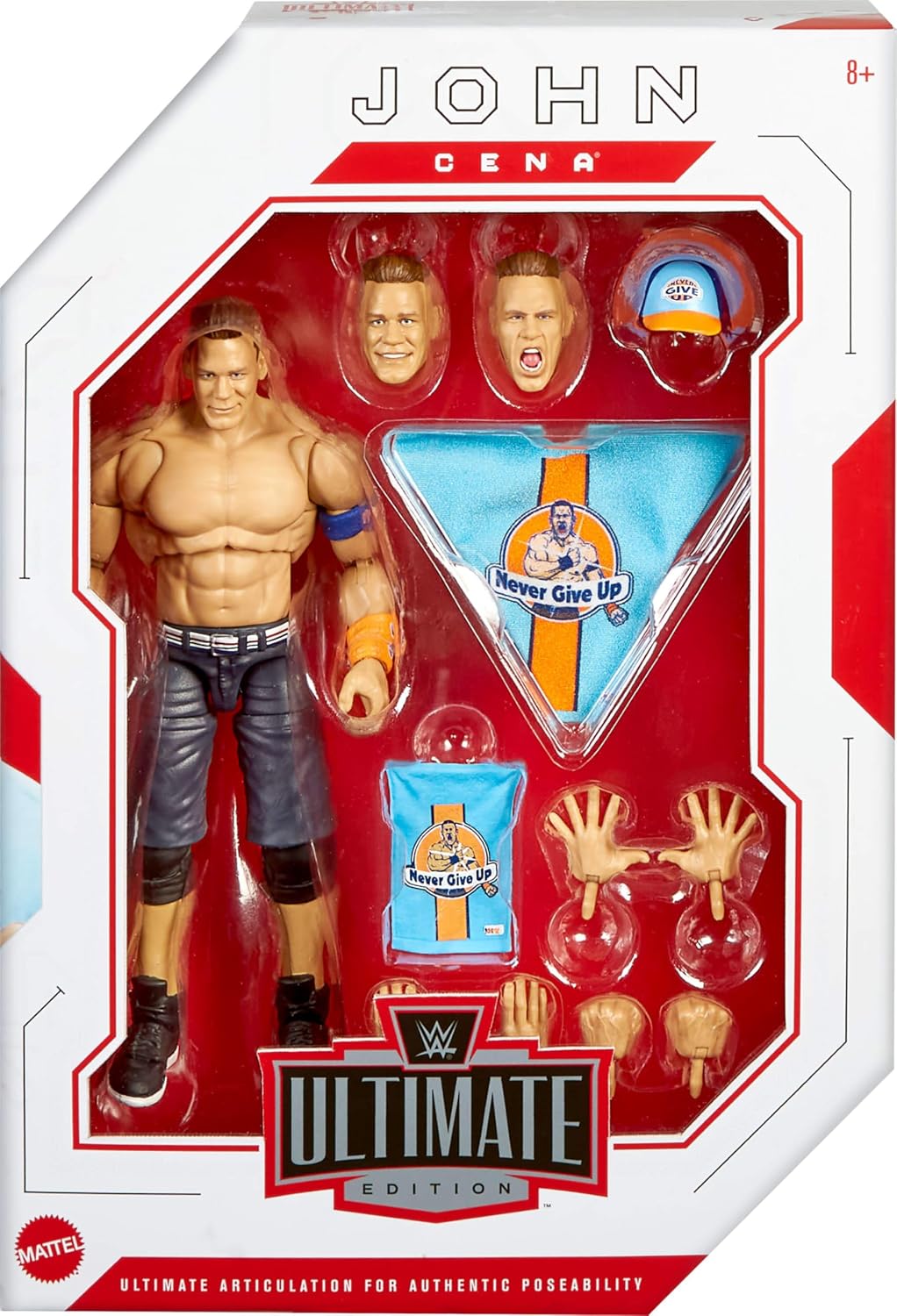 Mattel WWE Ultimate Edition John Cena Actionfigur, John Cena