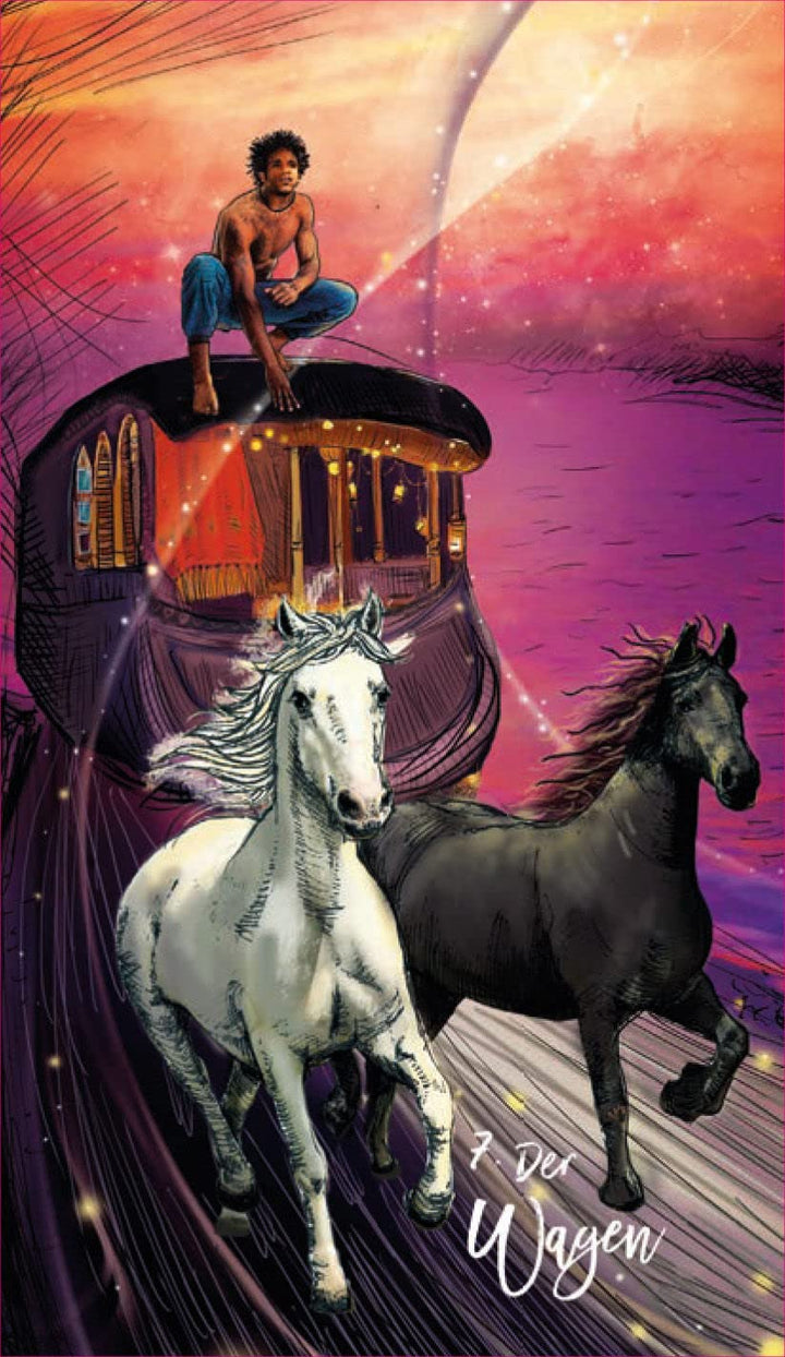 Licht und Schatten Tarot: 78 Karten mit Begleitbuch, Karten