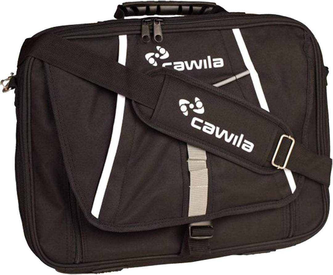 Cawila Unisex Trainertasche Trainer-briefcase Trainertasche 32 x 44 x 5 cm, 1 Liter Schwarz, 32 x 44