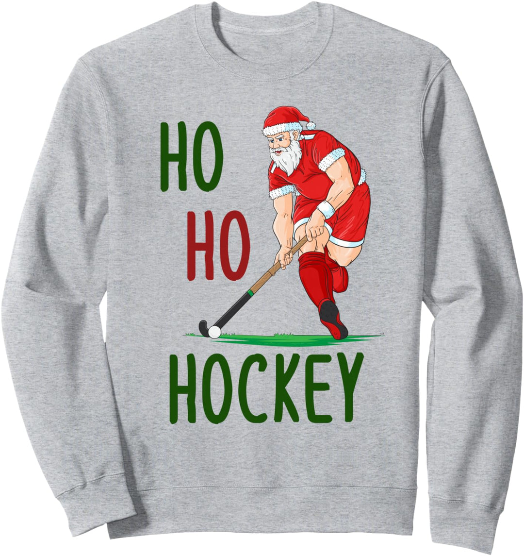 Feldhockey HO HO Hockey Weihnachten Geschenk Sweatshirt