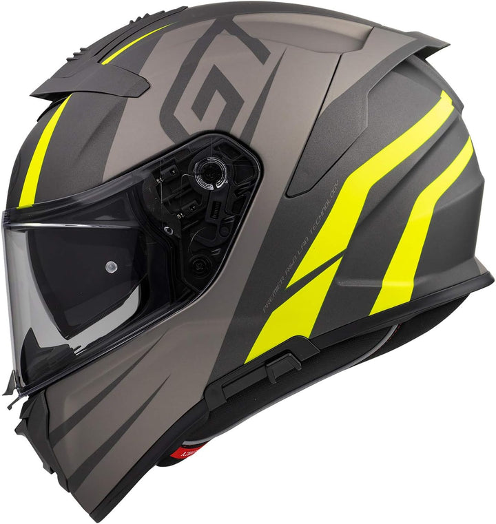 Premier HELM DEVIL GT Y BM,SCHWARZ/GRAU/GELB,XS XS (53/54) SCHWARZ / GRAU / GELB, XS (53/54) SCHWARZ