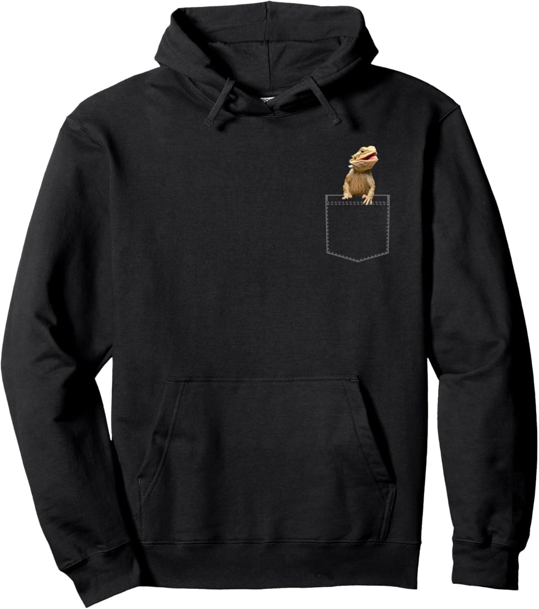 Niedlich Bartagame Bartagamen Bärtiger Reptilien Haustier Pullover Hoodie