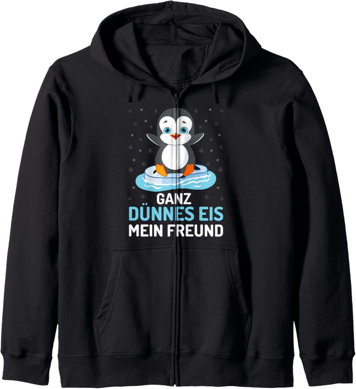 Ganz dünnes Eis mein Freund Kapuzenjacke
