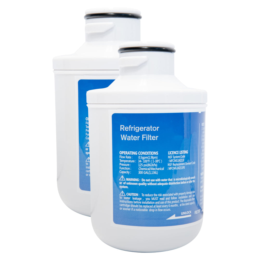 Wasserfilter | 2x Filter kompatibel mit Foshan Micro Midea 307203200002, 307203200005, MFCMG14211F,
