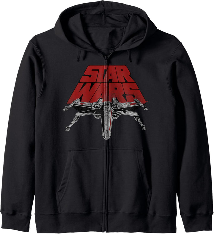 Star Wars Retro X-Wing Classic Slant Logo Kapuzenjacke