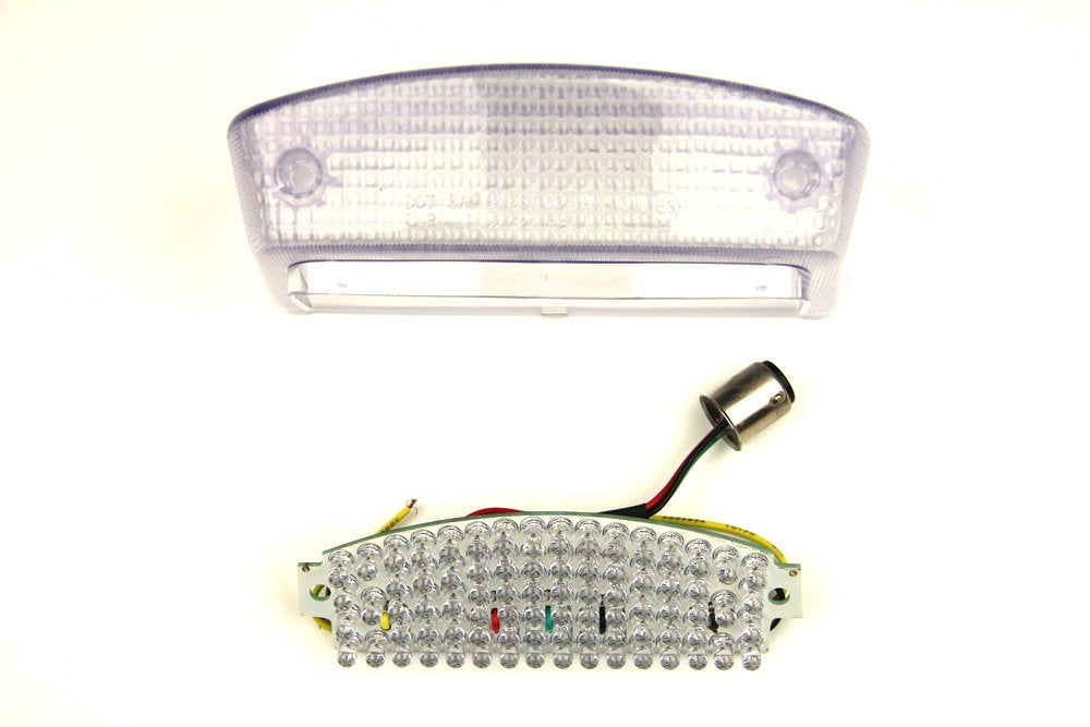 avdb-moto LED-Bremslicht mit integriertem Blinker kompatibel mit Ducati Monster (klar), klar