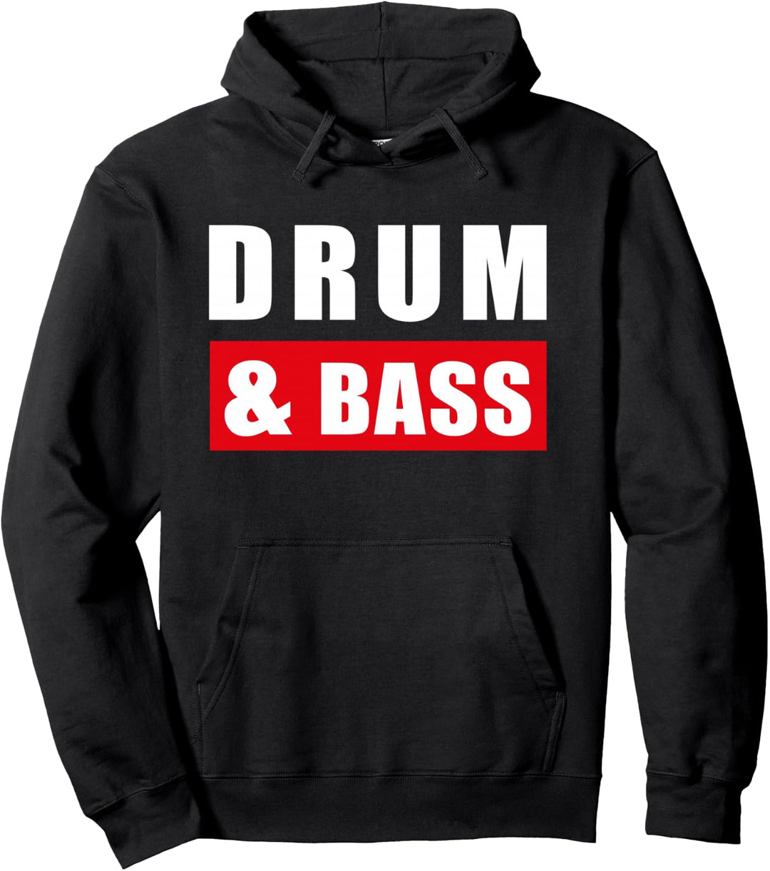 Drum &amp; Bass Drum And Bass Musik DnB Pullover Hoodie