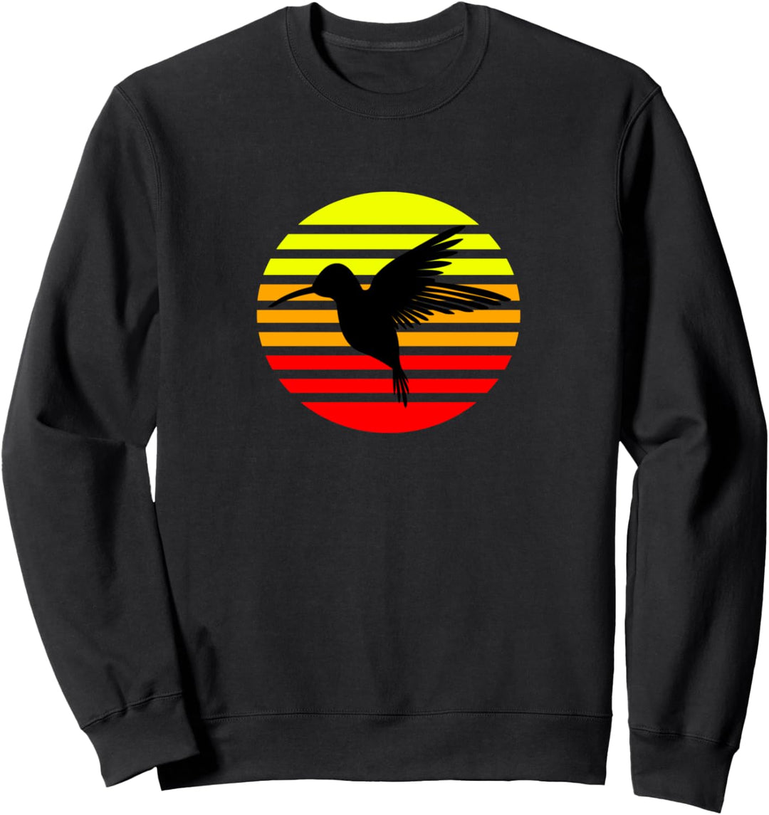 Kolibri Retro Vintage der 80er und 70er Jahre Sweatshirt