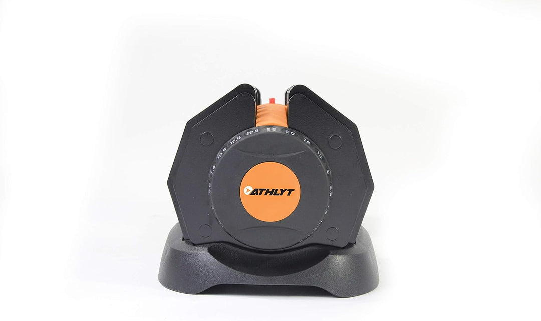 Athlyt einstellbare Kurzhantel 25 Kilogramm, 25 Kilogramm