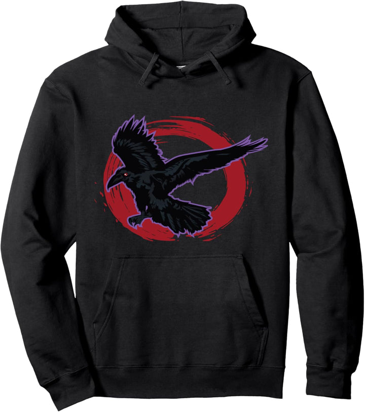 Tolles Gothic Crow Schwarzer Rabe Geschenk Pullover Hoodie