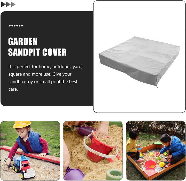 VANZACK Sandkastenabdeckung mit Kordelzug Polyester Schutz vor Wasser und Sonne für Kleinen Pool ode