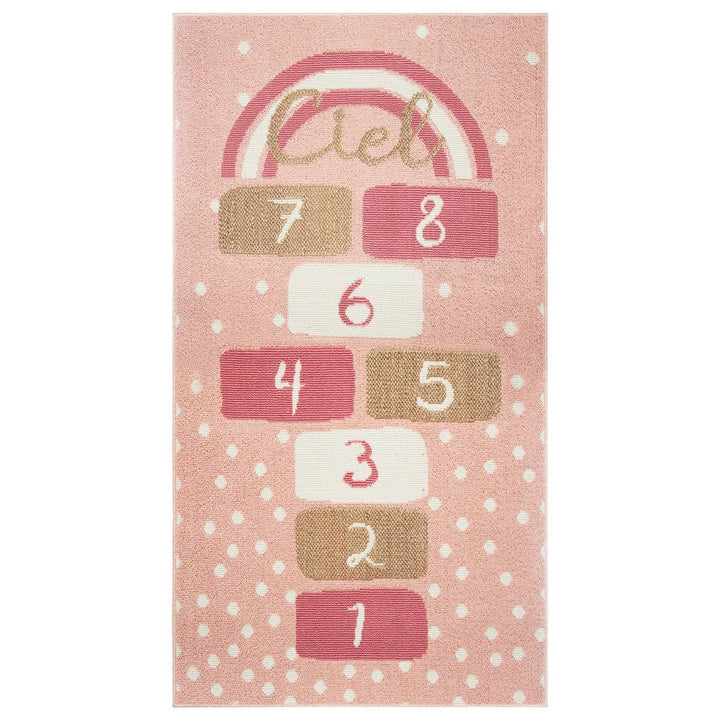Kinderteppich "Marelle" - rosa 80 × 150 cm - Rosa - Atmosphera créateur d&