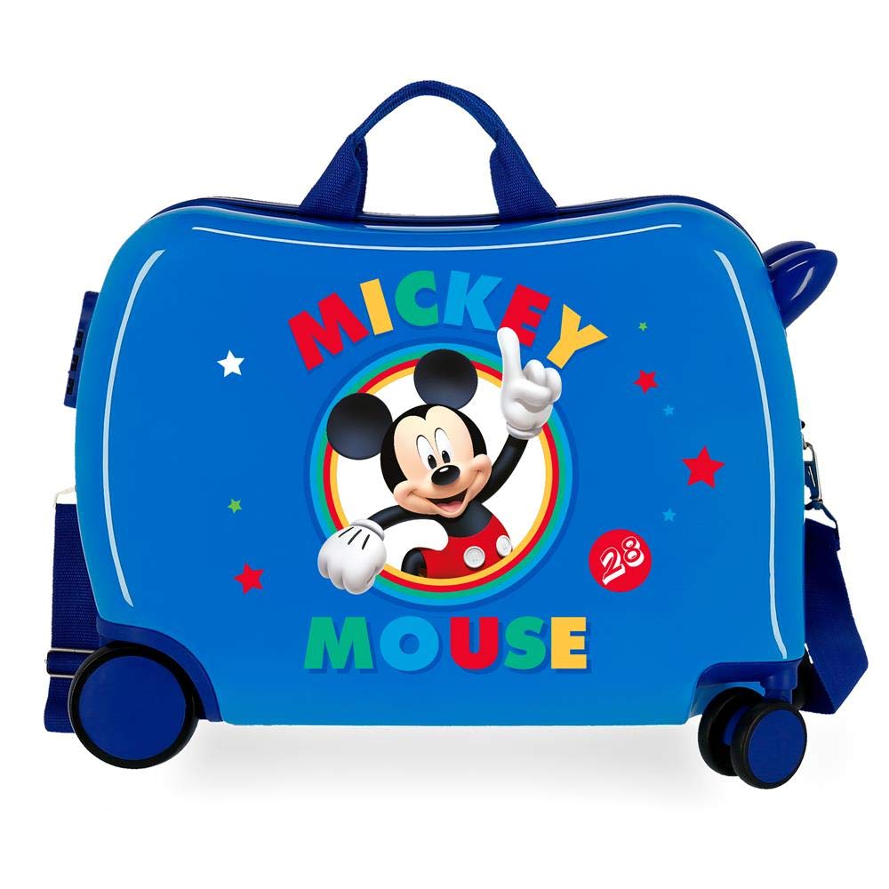 Disney (DIYL9) Circle Mickey Infantil, Blau (Azul), Blau