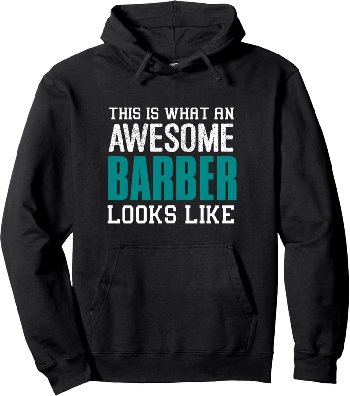 So sieht ein toller Barbier aus Geschenk Frisör Barber Pullover Hoodie