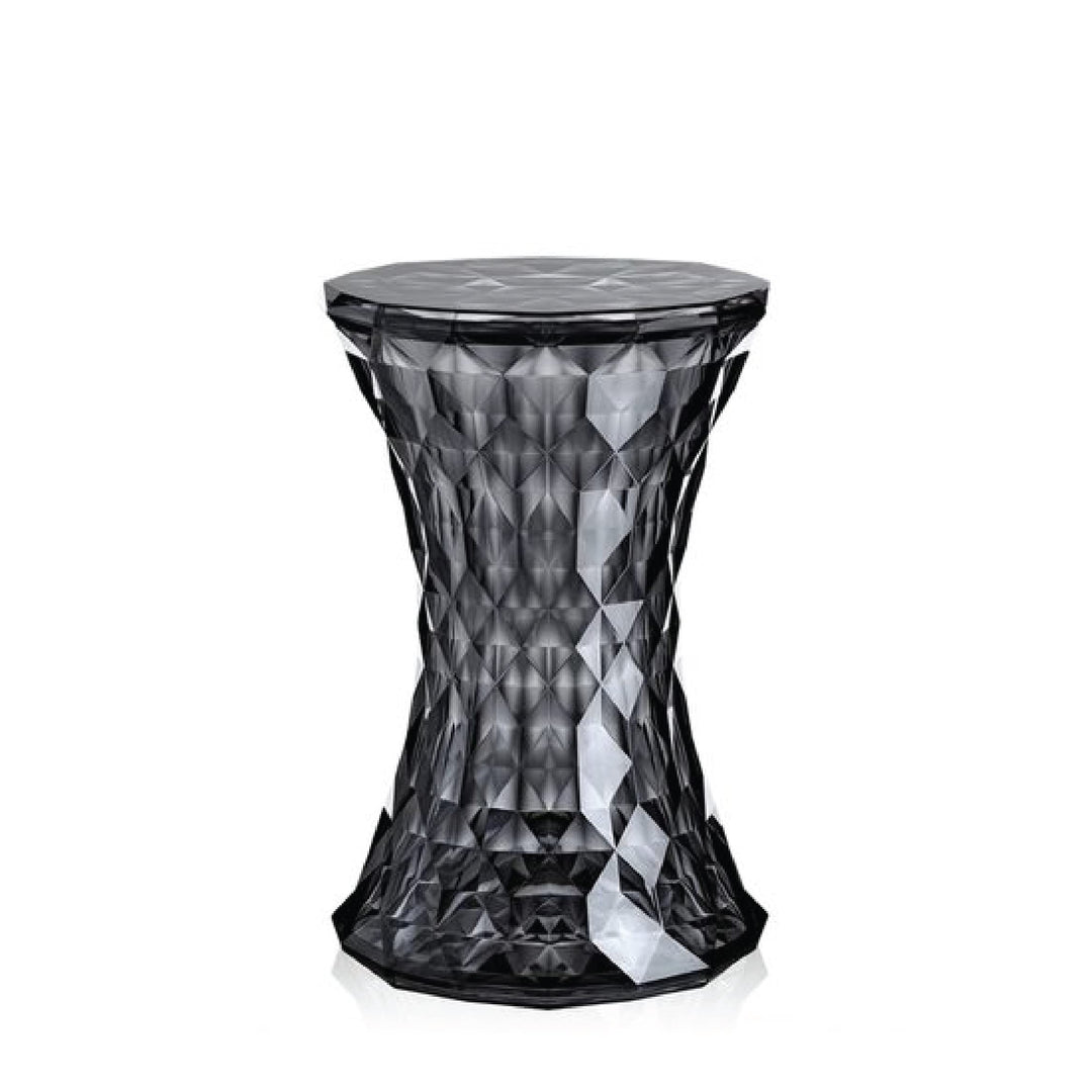 Kartell Stone, Hocker, Fumè Outdoor Fumé, Outdoor Fumé