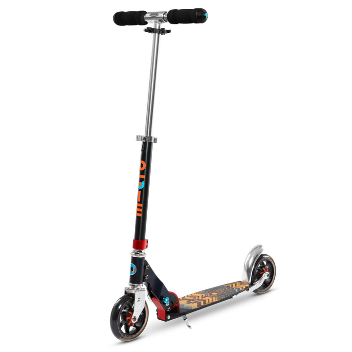 Micro SA0121 Kinderroller Speed+ Scooter in schwarz-orange