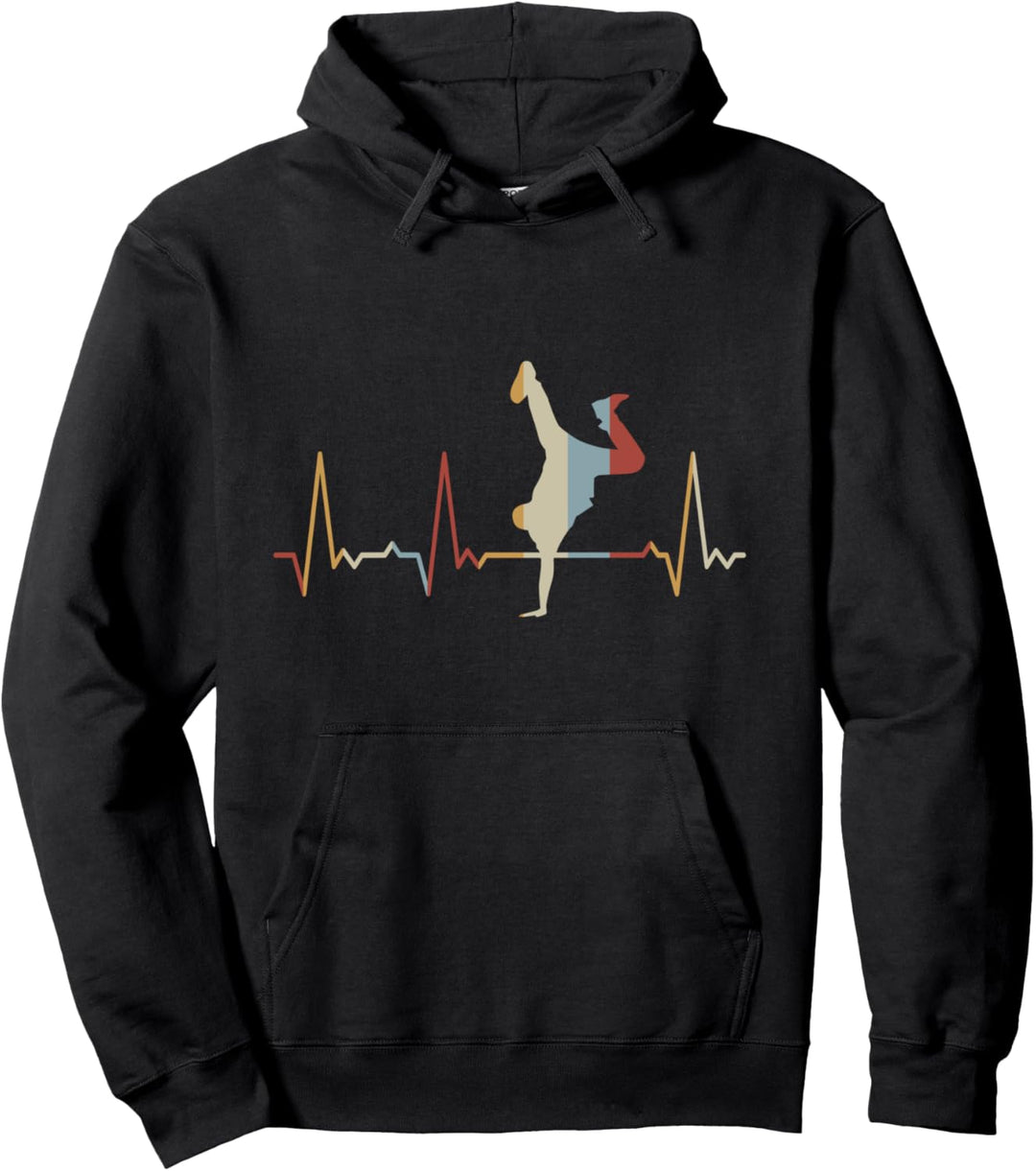 Herzschlag Breakdance Pullover Hoodie