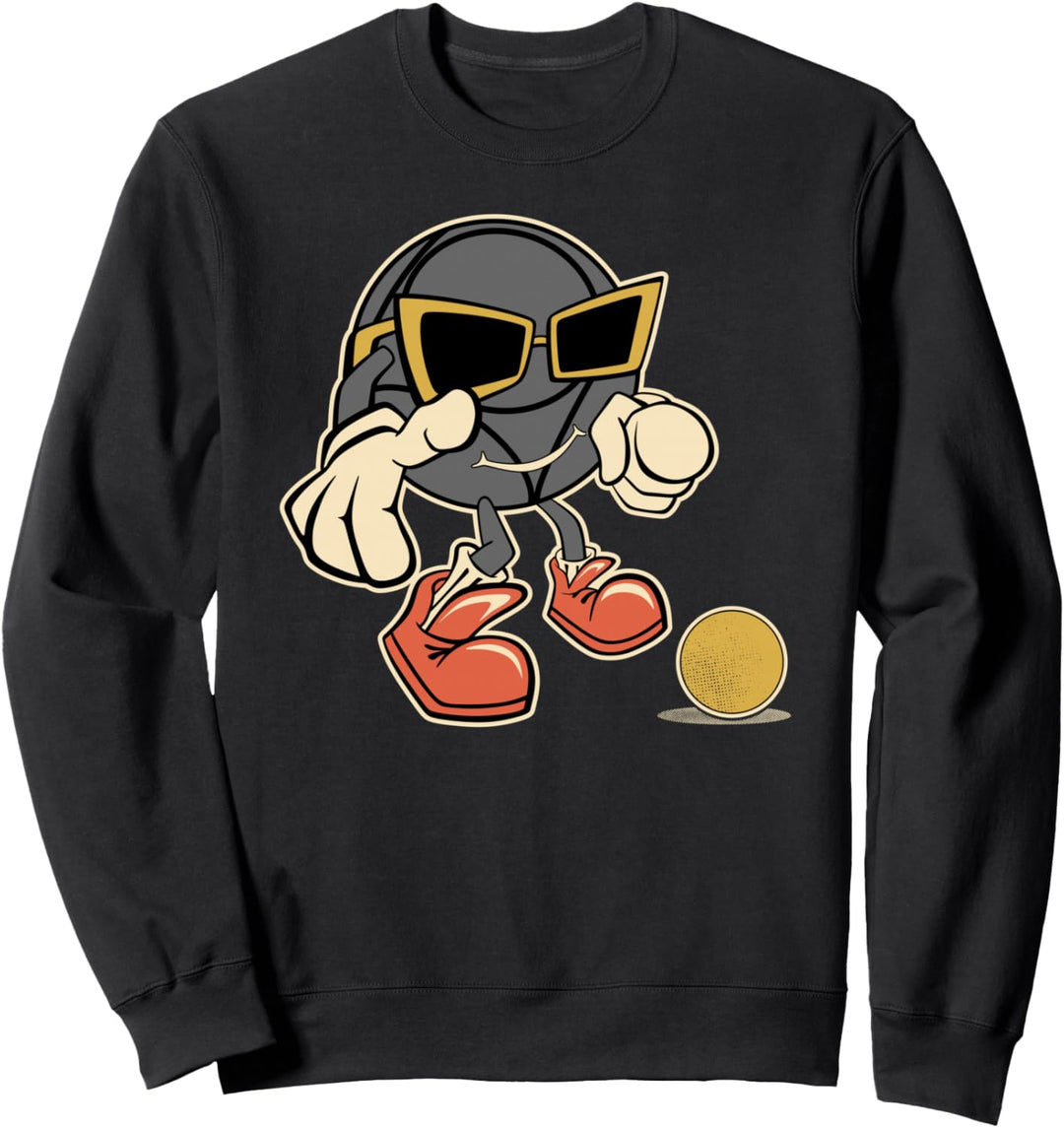 Pétanque Kugeln Outfit zum Boulen für Petanque Spieler Sweatshirt