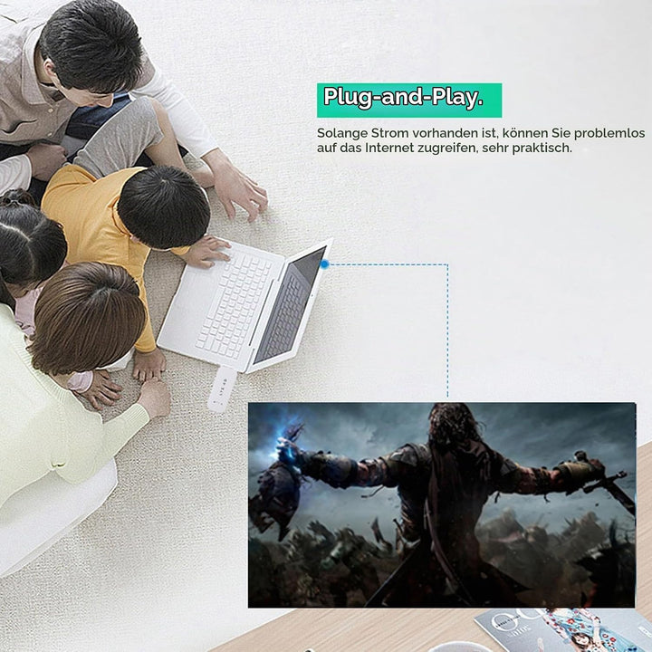 Dpofirs LTE Stick LTE 4G Dongle, 150Mbps USB WiFi Hotspot USB Netzwerk Adapte 4G LTE Surfstick USB-M