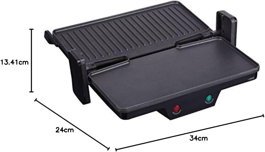 Jata GR266 Elektrischer Tischgrill 3 in 1