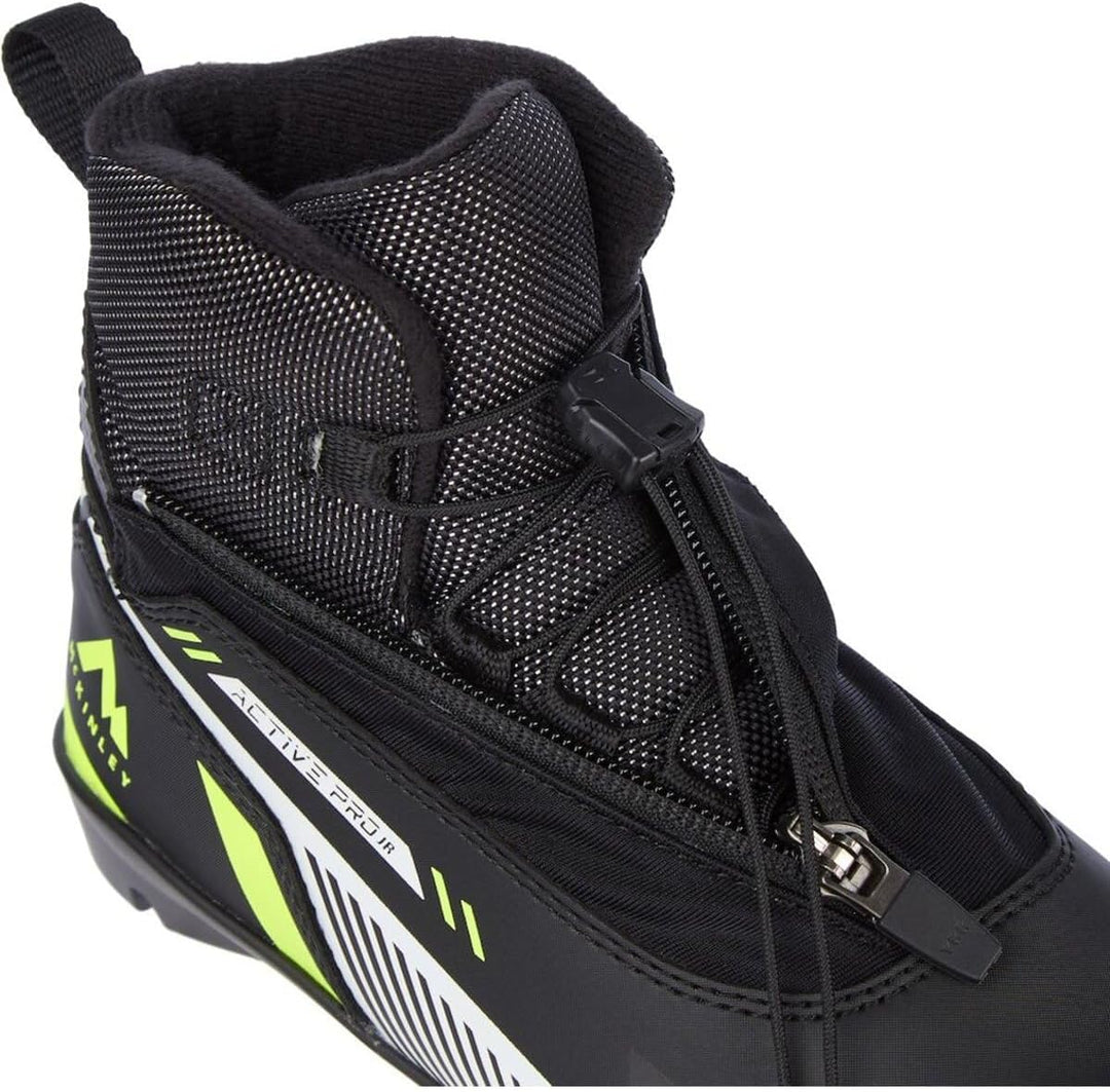 McKinley Active Pro Langlauf-Schuh, Black/Yellow, X-Large