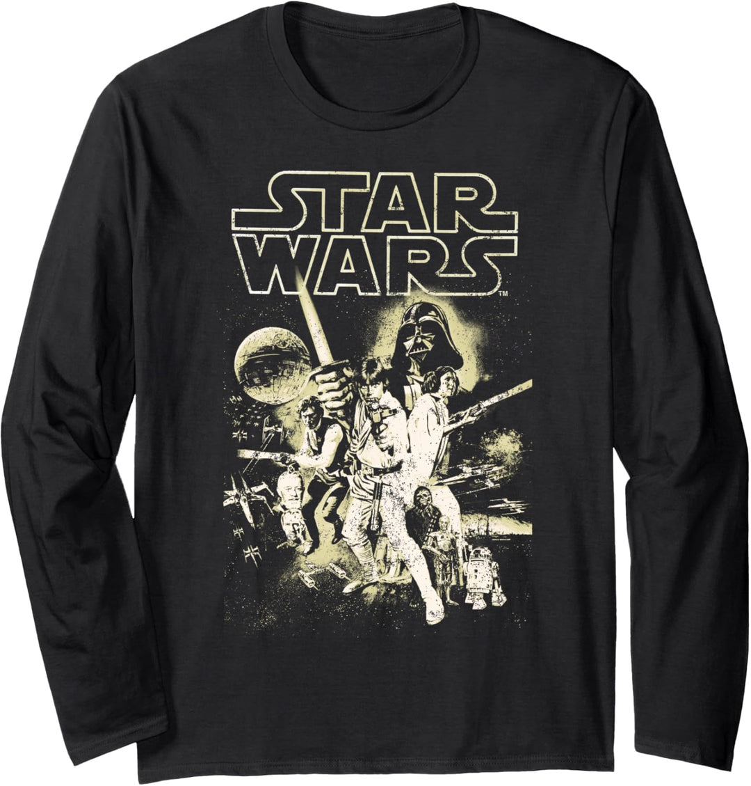 Star Wars Vintage Poster Group Langarmshirt
