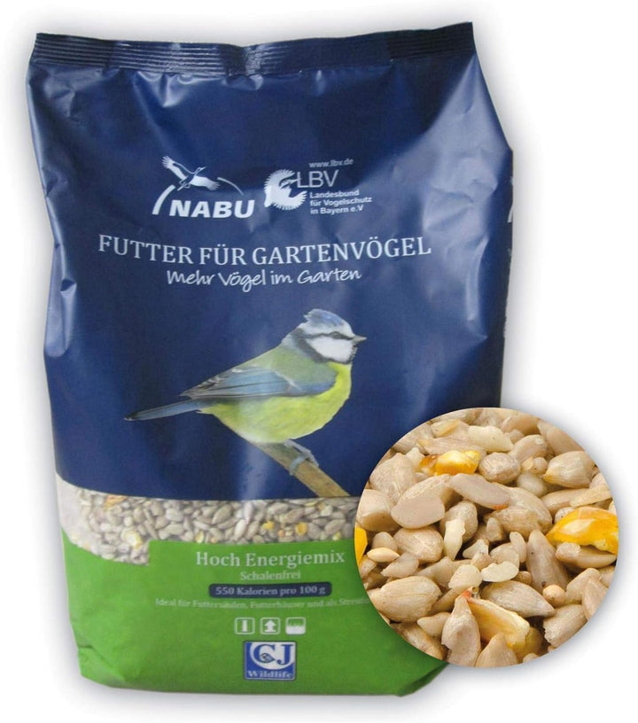 CJ Wildlife Wildvogelfutter Streufutter Hoch Energiemix - schalenfrei, Sparpack 3 x 2 kg
