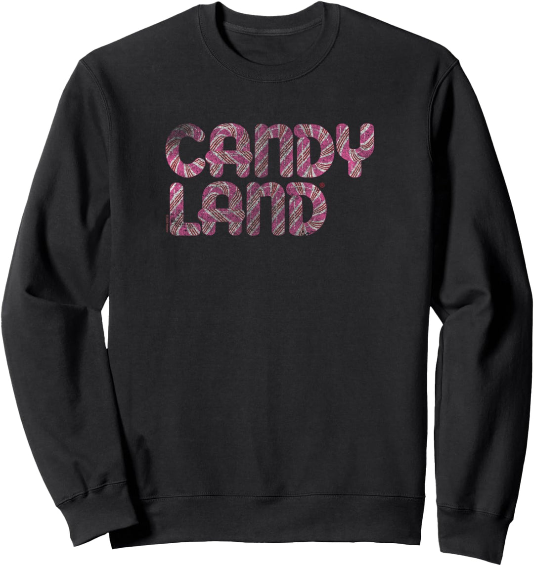 Candy Land Distressed Logo Stacked Sweatshirt