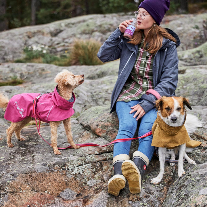 Hurtta Monsoon Coat II Hundemantel ECO (Ruby, 45 cm) 45 cm Ruby, 45 cm Ruby