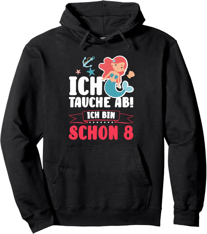 8. Geburtstag 8 Jahre alt Mädchen Pullover Hoodie