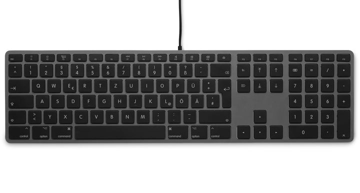 LMP 18244 kabelgebundene USB Tastatur für Mac Space grau (deutsch)