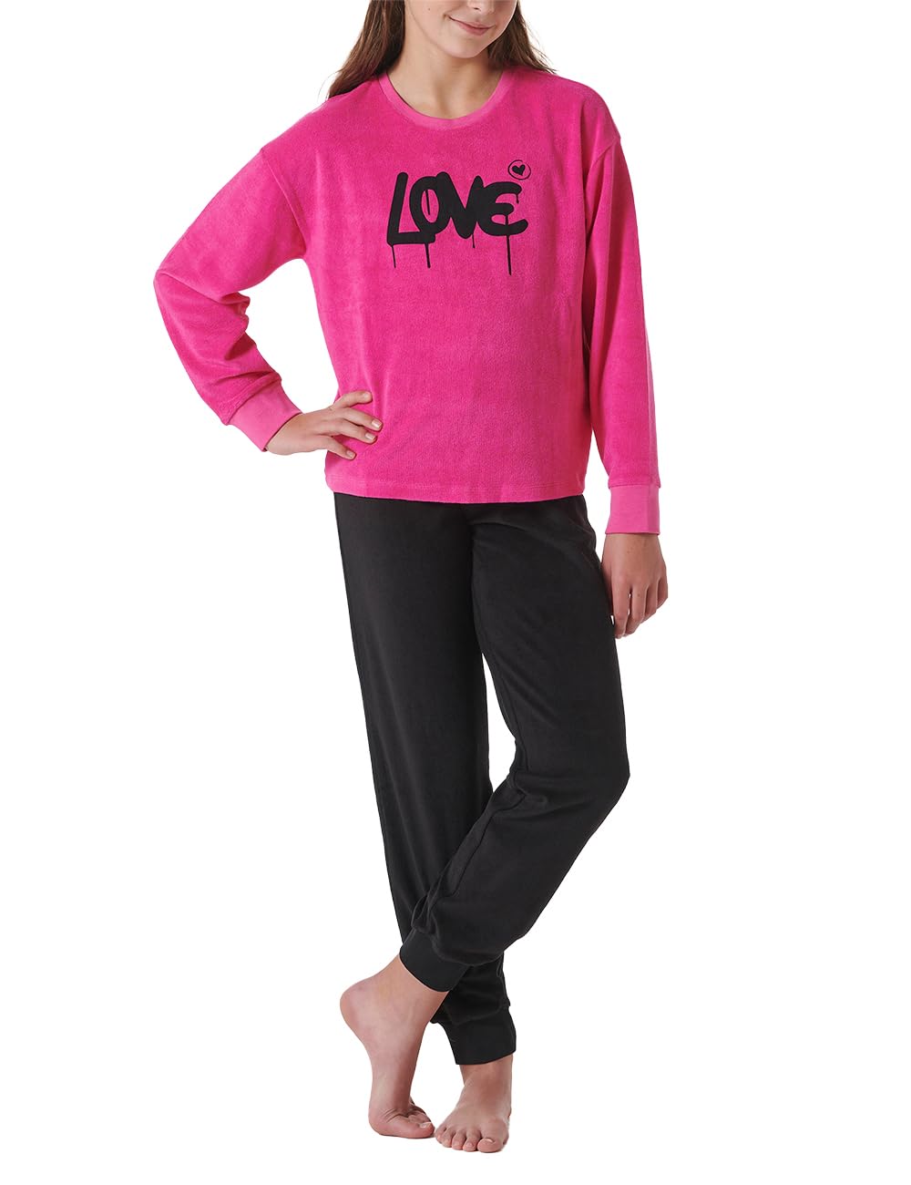 Schiesser Mädchen Pyjamaset 164 Pink_181978, 164 Pink_181978