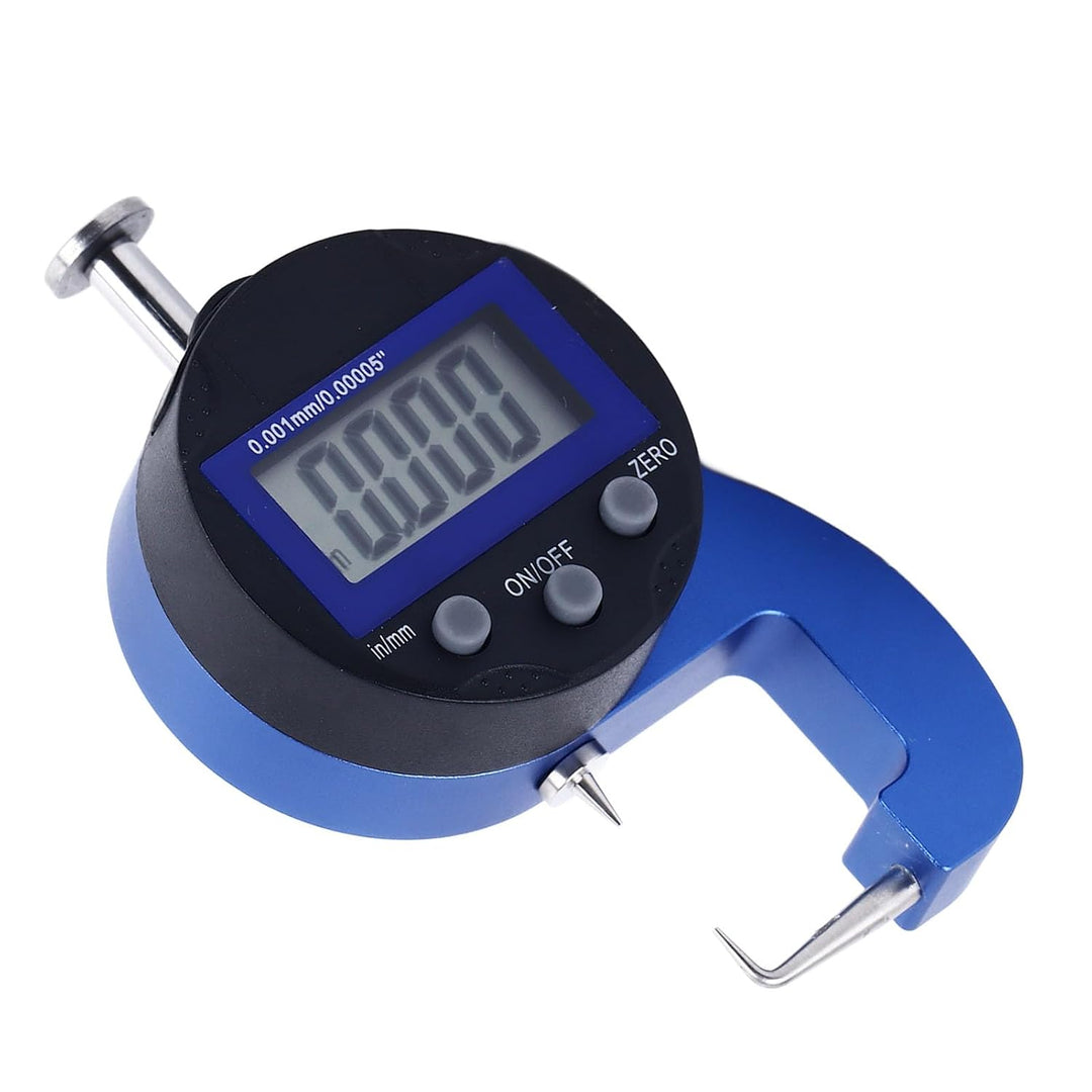 FTVOGUE Digitales Dickenmessgerät, Aluminiumlegierung, 0,01 Mm Auflösung, LCD-Display, Ideal für den