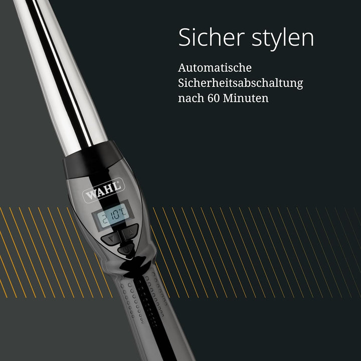 Wahl Curlpro 2 - Kegelförmiger Lockenstab mit Titanium-Beschichtung - Für elegante Locken und Stylin