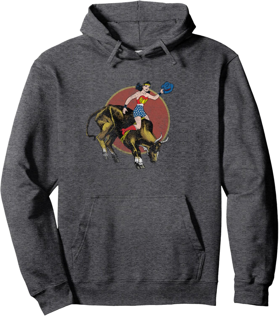 Wonder Woman Bull Rider Pullover Hoodie