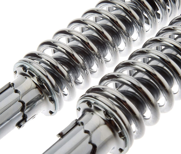 Stossdämpfer Satz universal Chrom 360mm - Mofa, Mokick, Moped