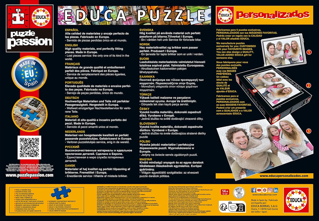 Educa 18582, Antiquariat, 4000 Teile Puzzle für Erwachsene und Kinder ab 14 Jahren, Buchladen, Vinta