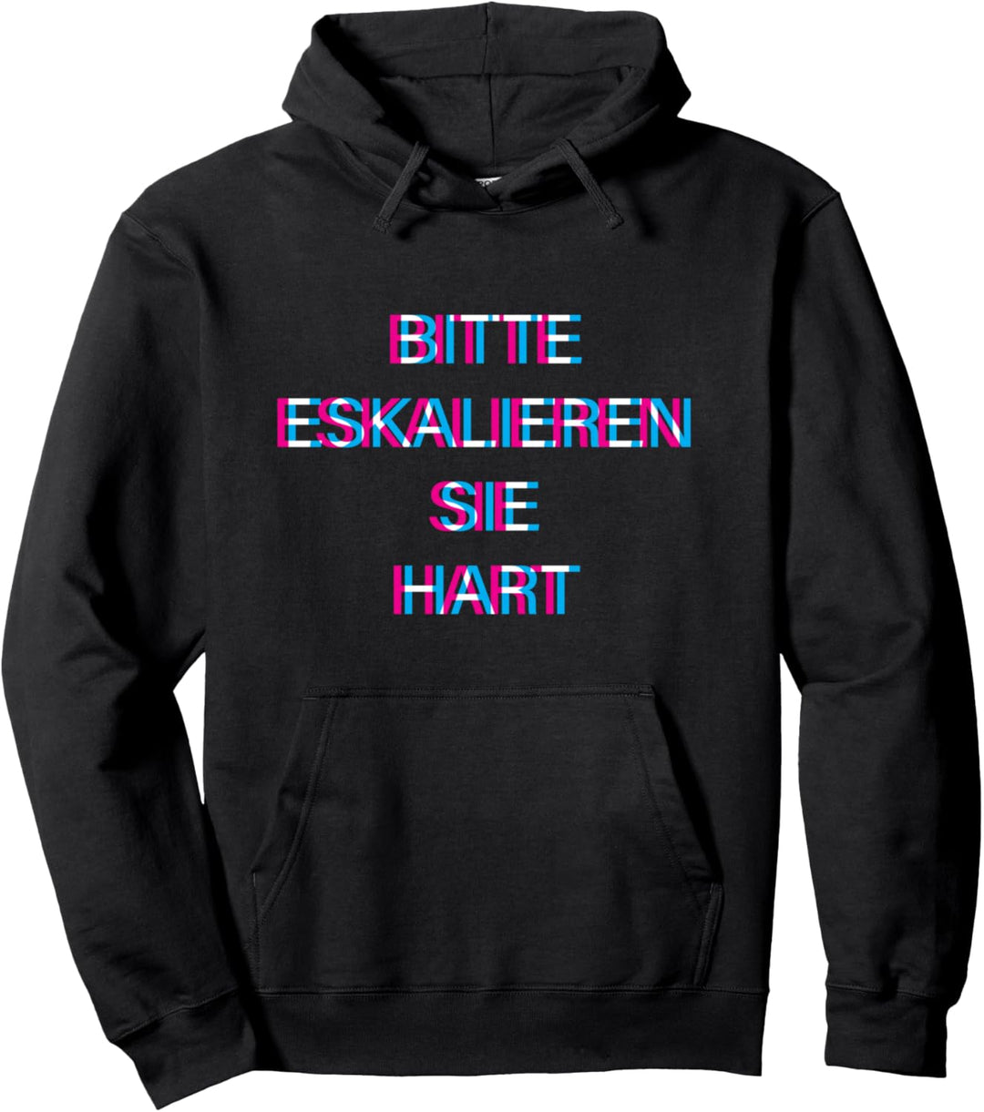 Bitte eskalieren sie hart - Hardtekk Tekk Pullover Hoodie