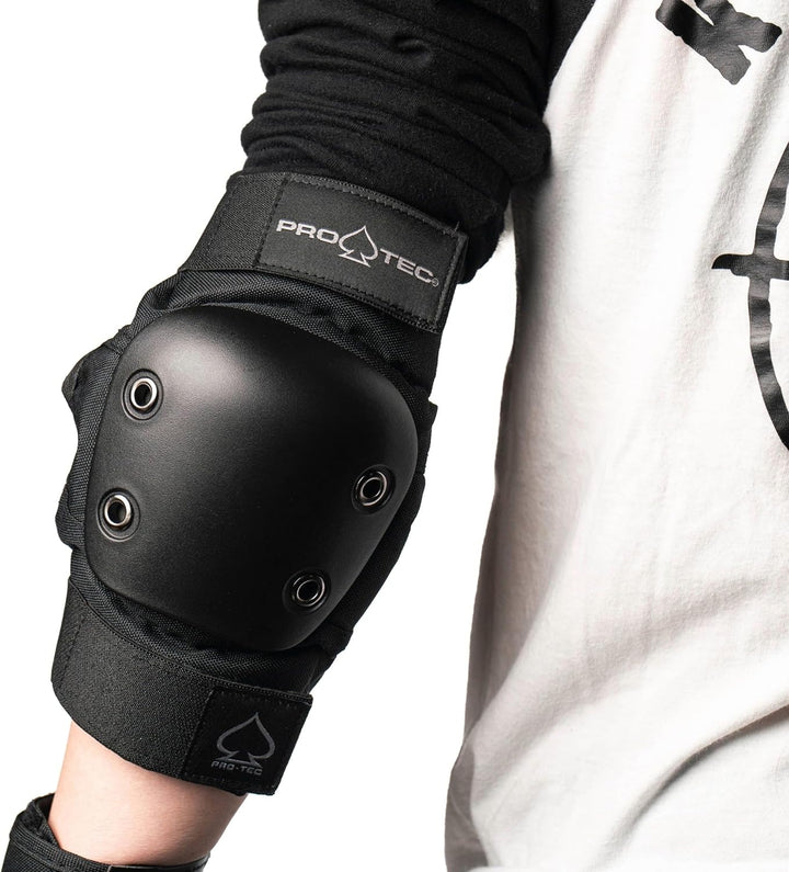 Pro-Tec Unisex Jugend Pads Ellenbogenschutz YM Schwarz, YM Schwarz