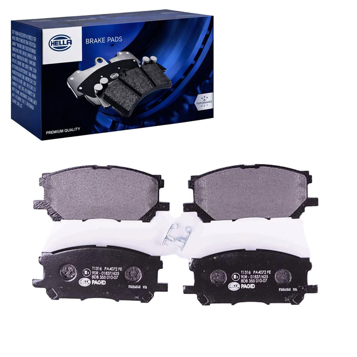 HELLA PAGID 8DB 355 010-071 Bremsbelagsatz - T1316 - Dicke/Stärke: 17mm - Bremssystem: Akebono - nic